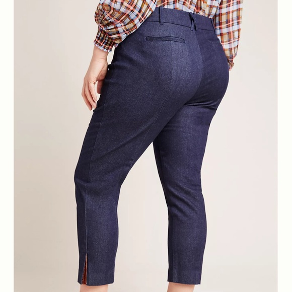Anthropologie Essential Slim ankle trim trouser excellent condition size 8 - Picture 4 of 16